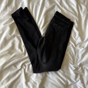 MOTHER Women's Black Skinny Jeans